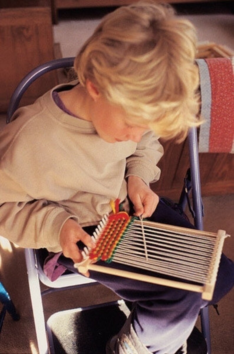 Peg Loom Weaving for Beginners Harrisville Looms Table Top Etsy