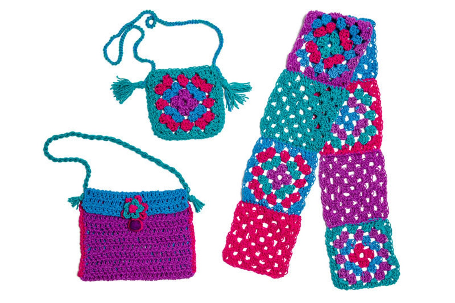 Learn to Crochet Kit Beginner Crochet Project Set Crochet a Etsy