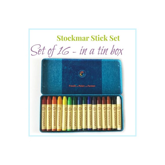 Stockmar Beeswax Crayons, 8 Sticks