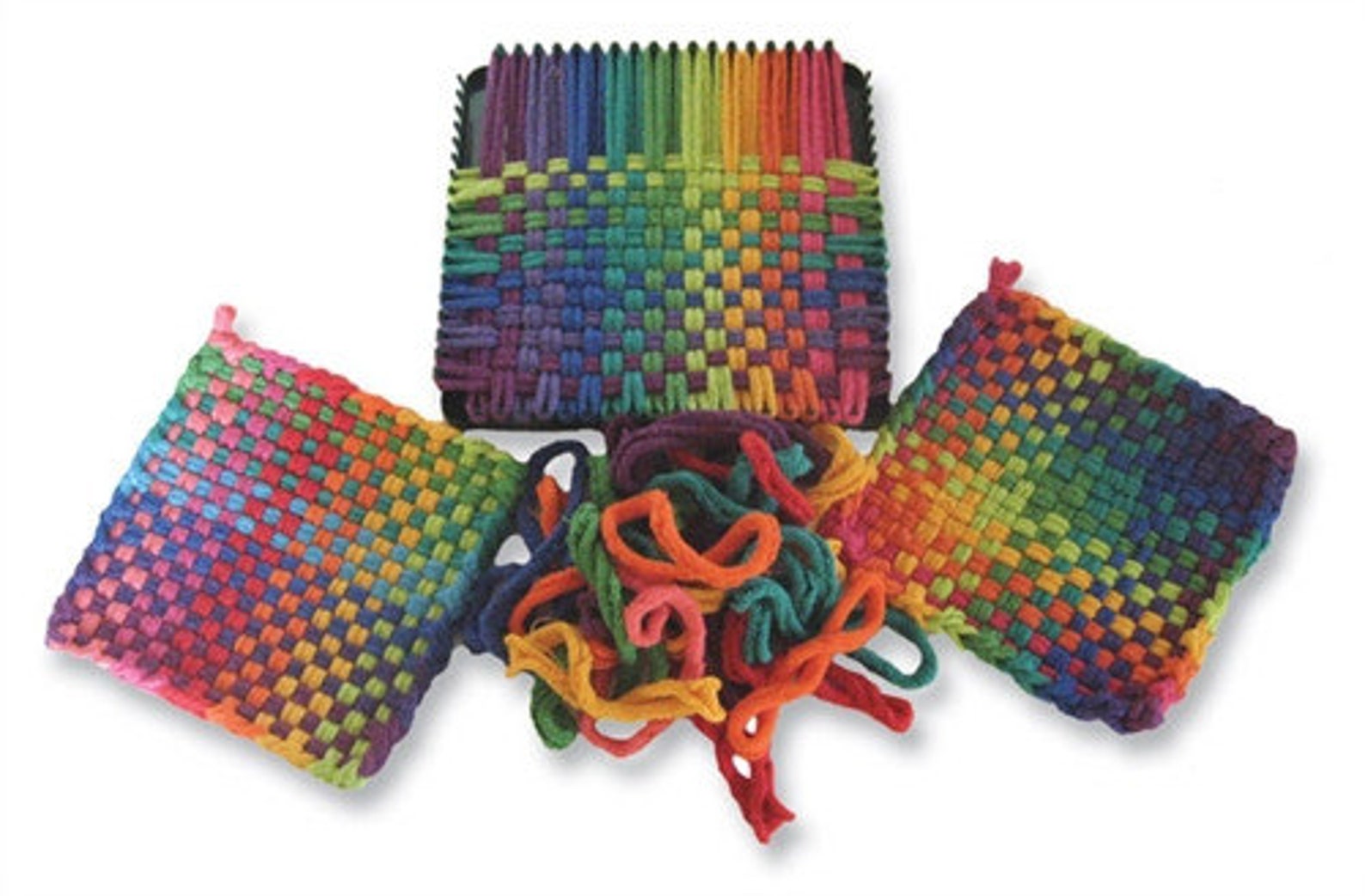 Potholder Loom Deluxe Kit Metal Peg Loom 7 Potholder Etsy