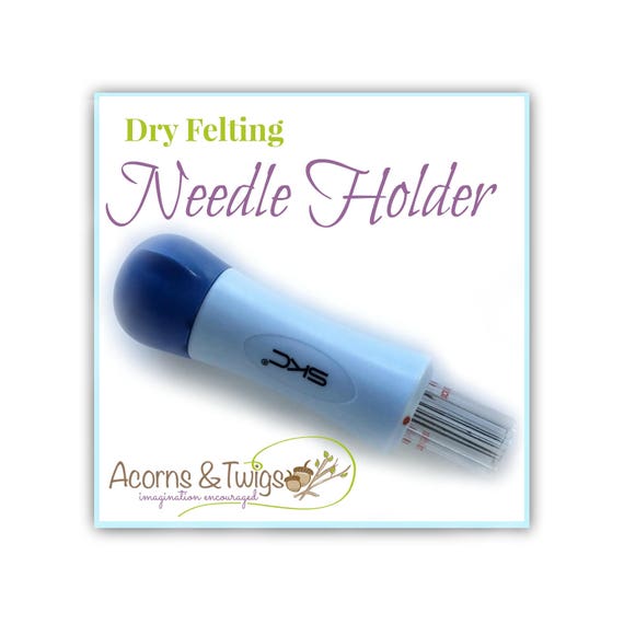 Felting Needle Holder Incl 7 Felting Needles Dry Felting Etsy