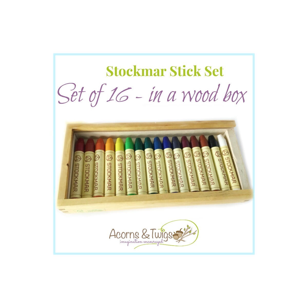 16 Stockmar Wax Crayon Sticks in a Wooden Box, Drawing Supplies, Beeswax  Sticks, Beeswax Crayons, Waldorf Supplies, Waldorf Homeschooling -   Israel