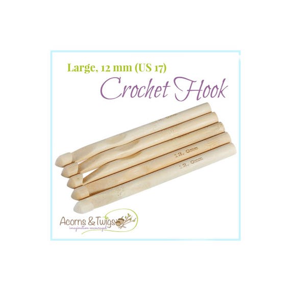 Bamboo Crochet Hook 12 mm