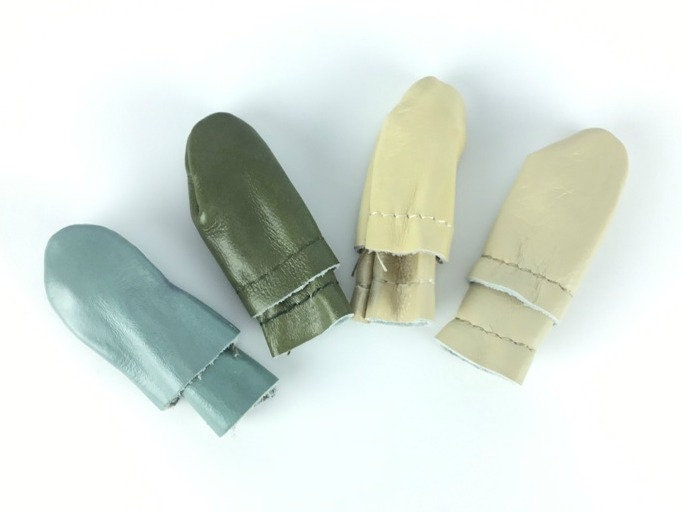 Leather Finger Glove for Felting Finger Cots Finger Etsy