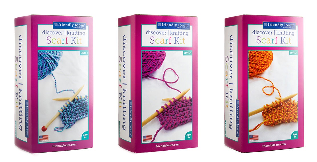 Learn to Knit School Knitting Kit Children Discover Etsy Australia