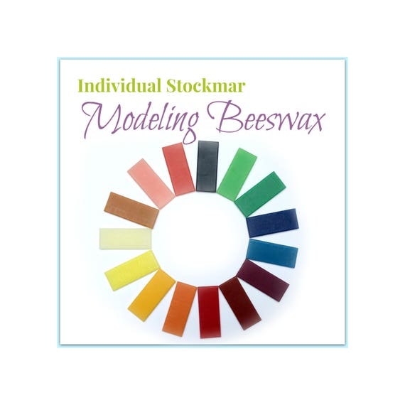 Stockmar Modeling Beeswax Set, Waldorf Homeschool Supply, Sensory Play, Art  for Children, Moulding, Modeling Supply, Eco Friendly Art 