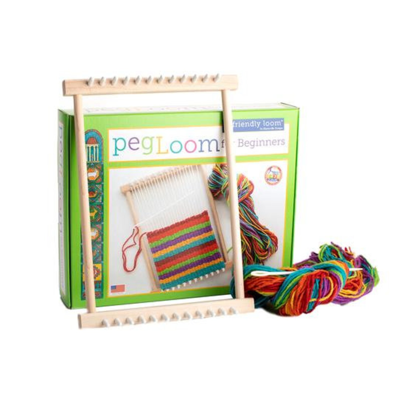 Peg Loom Weaving for Beginners Harrisville Looms Table Top Etsy