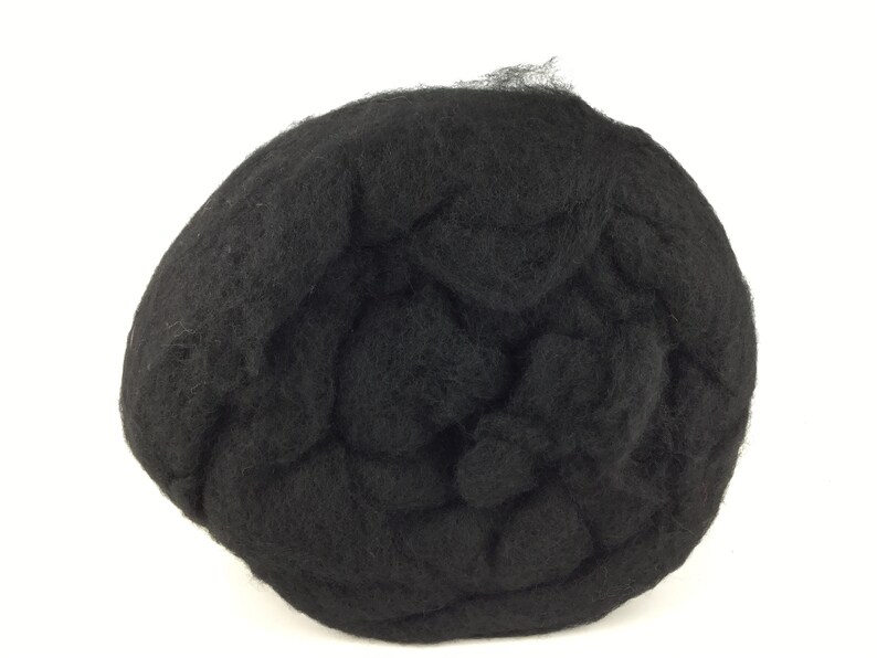 27 Micron Merino 1 Lbs Black Merino by the Lb Bulk Wool Etsy