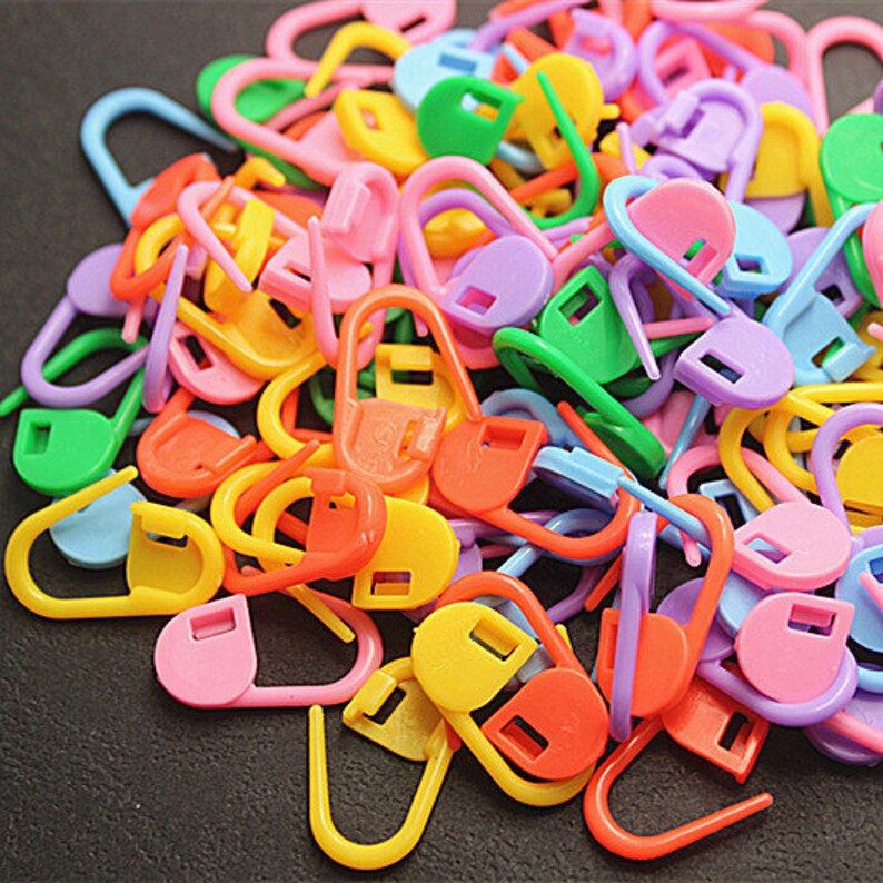 10 Stitch Markers Crochet Stitch Placeholder Knitting Stitch Etsy