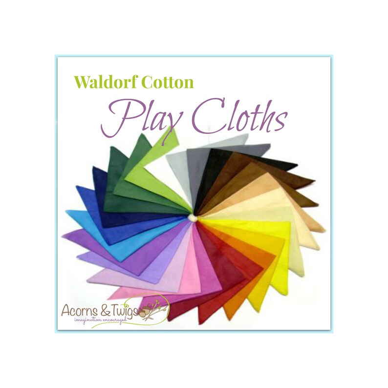Waldorf Play Scarves Cotton Play Cloths Waldorf Toys Etsy