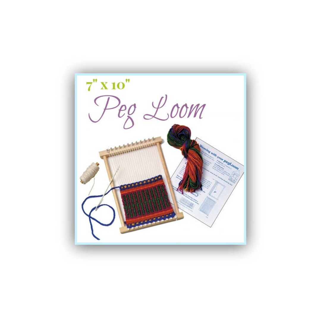 Peg Loom Weaving for Beginners, Harrisville Looms, Table Top Loom