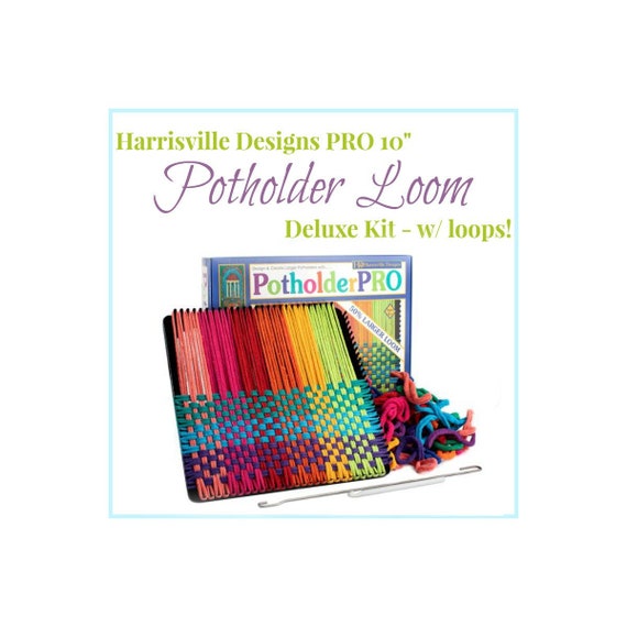 Potholder Loom Kit - PRO Size - Friendly Loom by Harrisville Designs