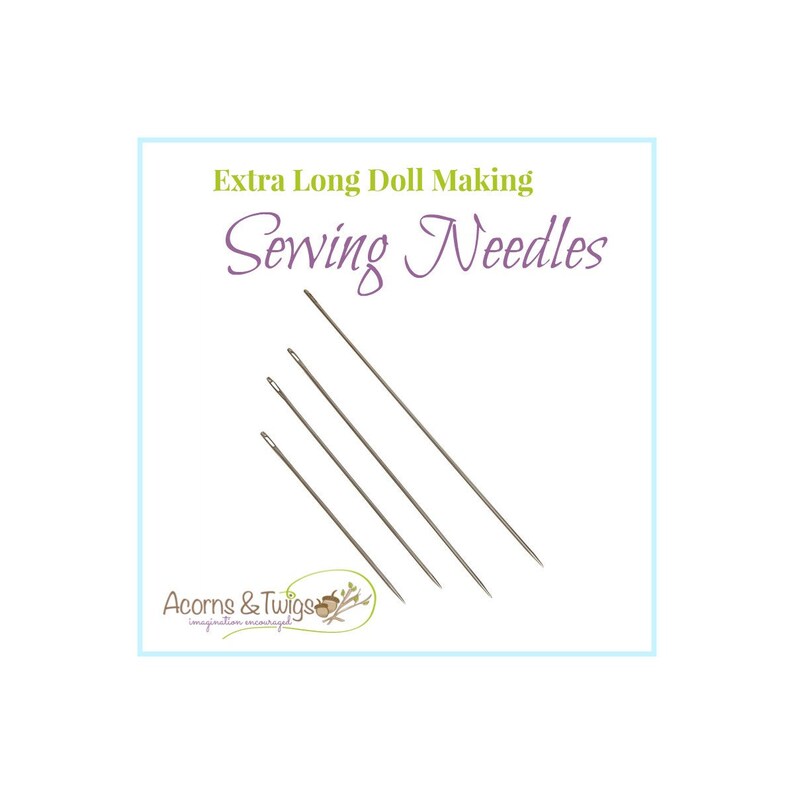 Extra Long Sewing Needles Waldorf Doll Head Needles Etsy Ireland