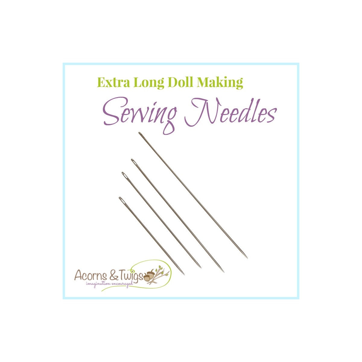 23 PCS Large Eye Sewing Needles, Sewing Sharp Needles, Embroidery Thread  Needle, Stainless Steel Yarn Knitting Needles 