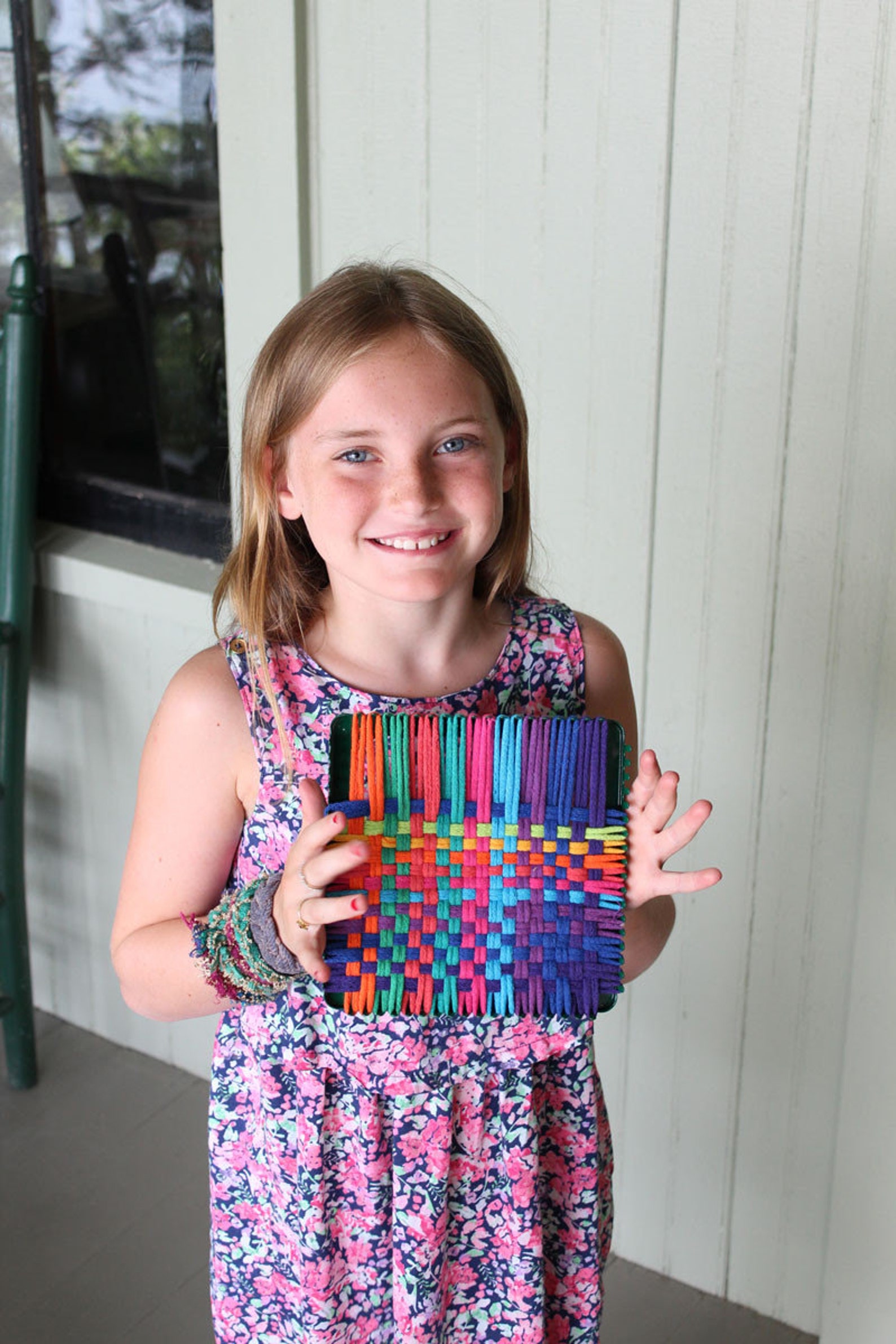 Potholder Loom Deluxe Kit Metal Peg Loom 7 Potholder Etsy Canada