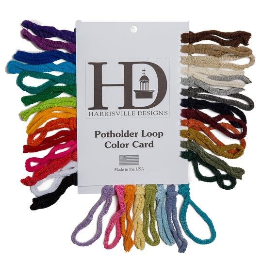 Potholder Loop Sample Card - Harrisville Designs – Friendly Loom