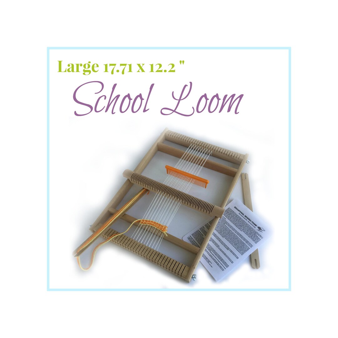 Weaving Loom Kit, School Loom, Large Lap Loom, Frame Loom, Children's