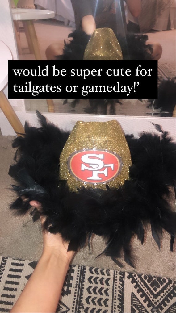 Custom Nfl or College Sparkly Cowboy 