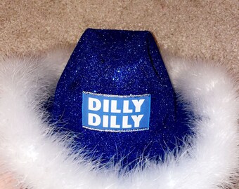 Dilly Dilly Bud Light Sparkly Cowboy 
