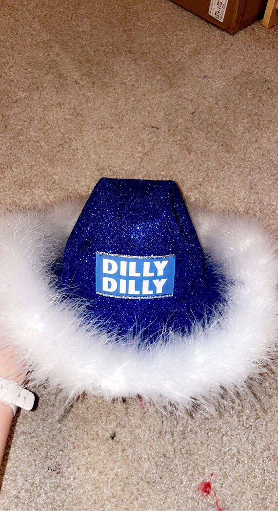 Dilly Dilly Bud Light Sparkly Cowboy 