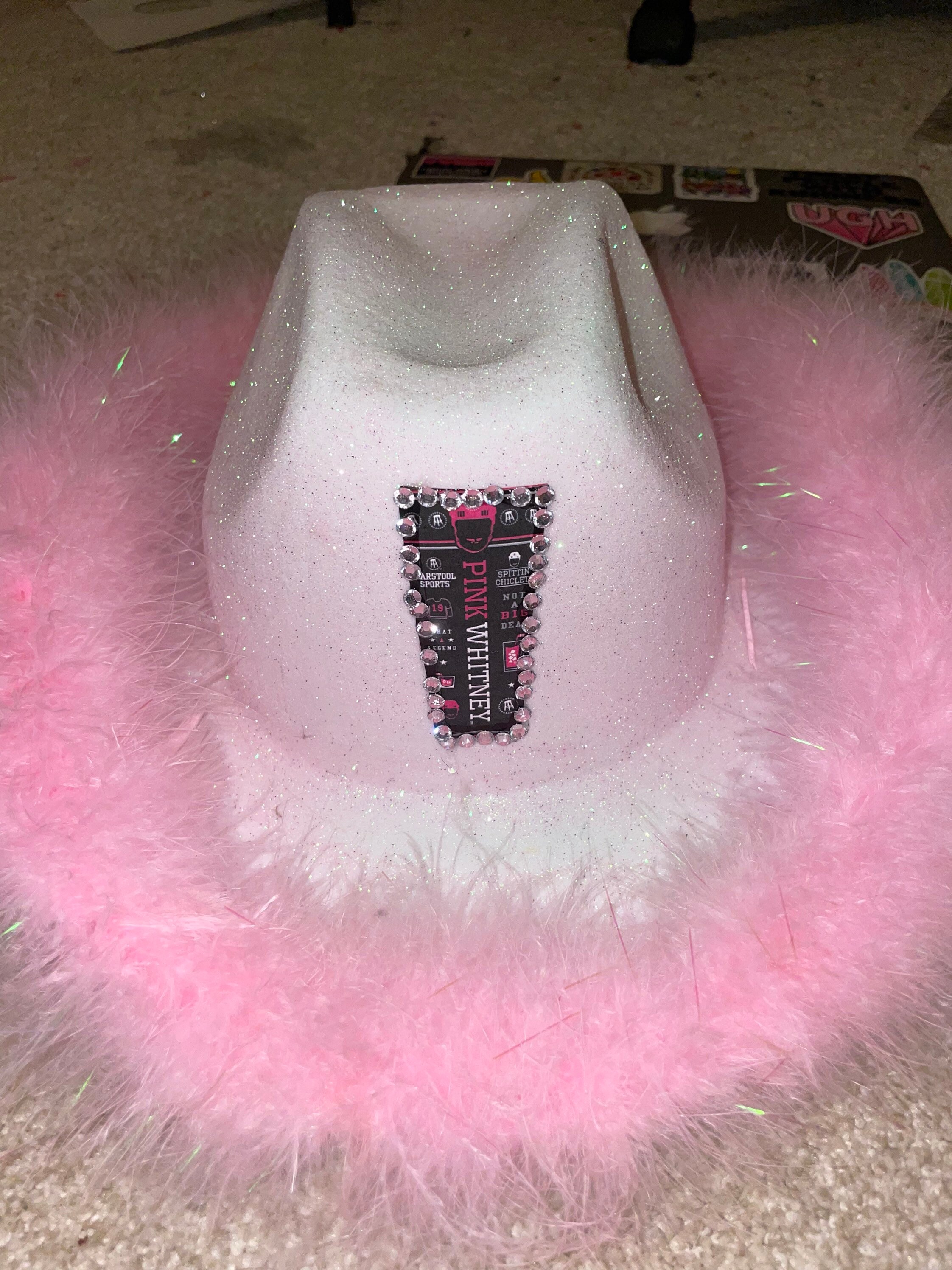 Pink Whitney Sparkly Cowboy Hat - Etsy 