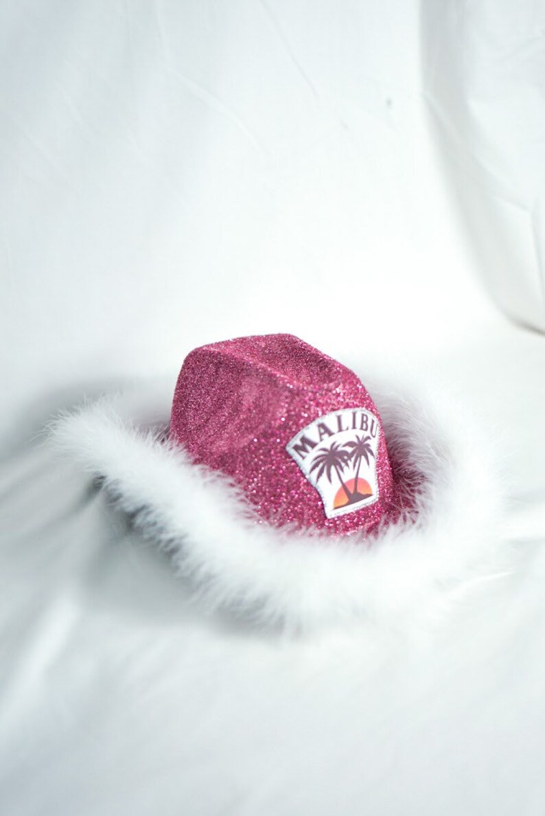 Malibu Rum Sparkly Cowboy Hat Etsy
