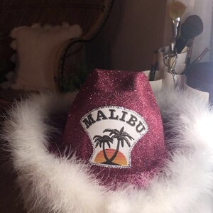 Malibu Rum Sparkly Cowboy Hat | Etsy