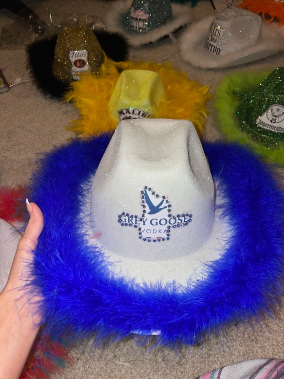 Grey Goose Sparkly Cowboy Hat - Etsy