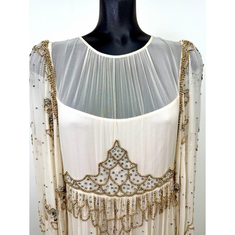 Free People LIMITED EDITION Hand Beaded Dress Size Small – 1 of 150 | Rare Boho image 2