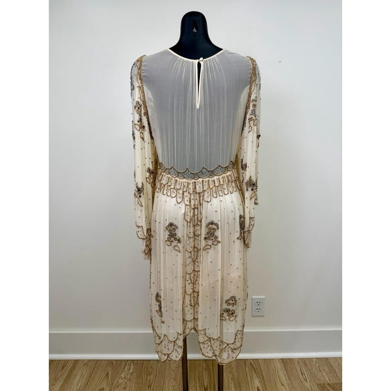 Free People LIMITED EDITION Hand Beaded Dress Size Small – 1 of 150 | Rare Boho image 8