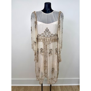 Free People LIMITED EDITION Hand Beaded Dress Size Small – 1 of 150 | Rare Boho image 1