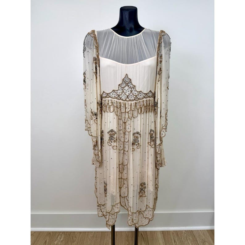 Free People LIMITED EDITION Hand Beaded Dress Size Small – 1 of 150 | Rare Boho image 1