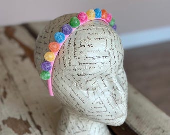 Candy Crown, Candycore costume, Candyland Crown, Halloween Costume, pastel gumdrop headband, Christmas candy crown, holidays