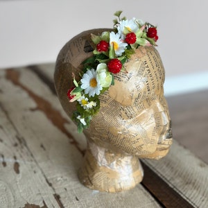 Blackberry Elf Crown, Wild Rasberry Crown, Elven Crown, Woodland