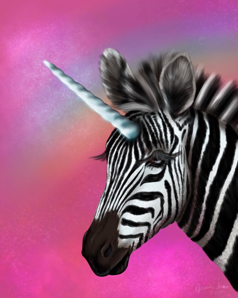 zebra unicorn toy