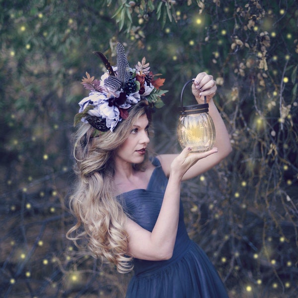 woodland fairy headpiece