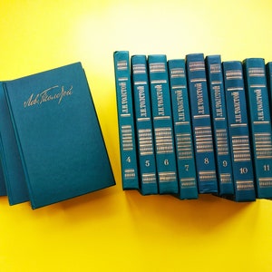 Leo Tolstoy Complete edition in 12 volumes War and Peace Anna Karenina Лев Толстой Собрание сочинений в 12 томах Война и Мир Анна Каренина