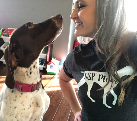 Rescue Dog Mom Shirt Gsp Mom Shirt German Shorthaired Pointer Etsy