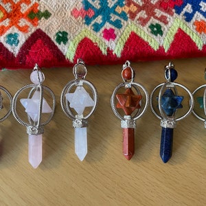 Merkaba Crystal Pendant/Pendulum