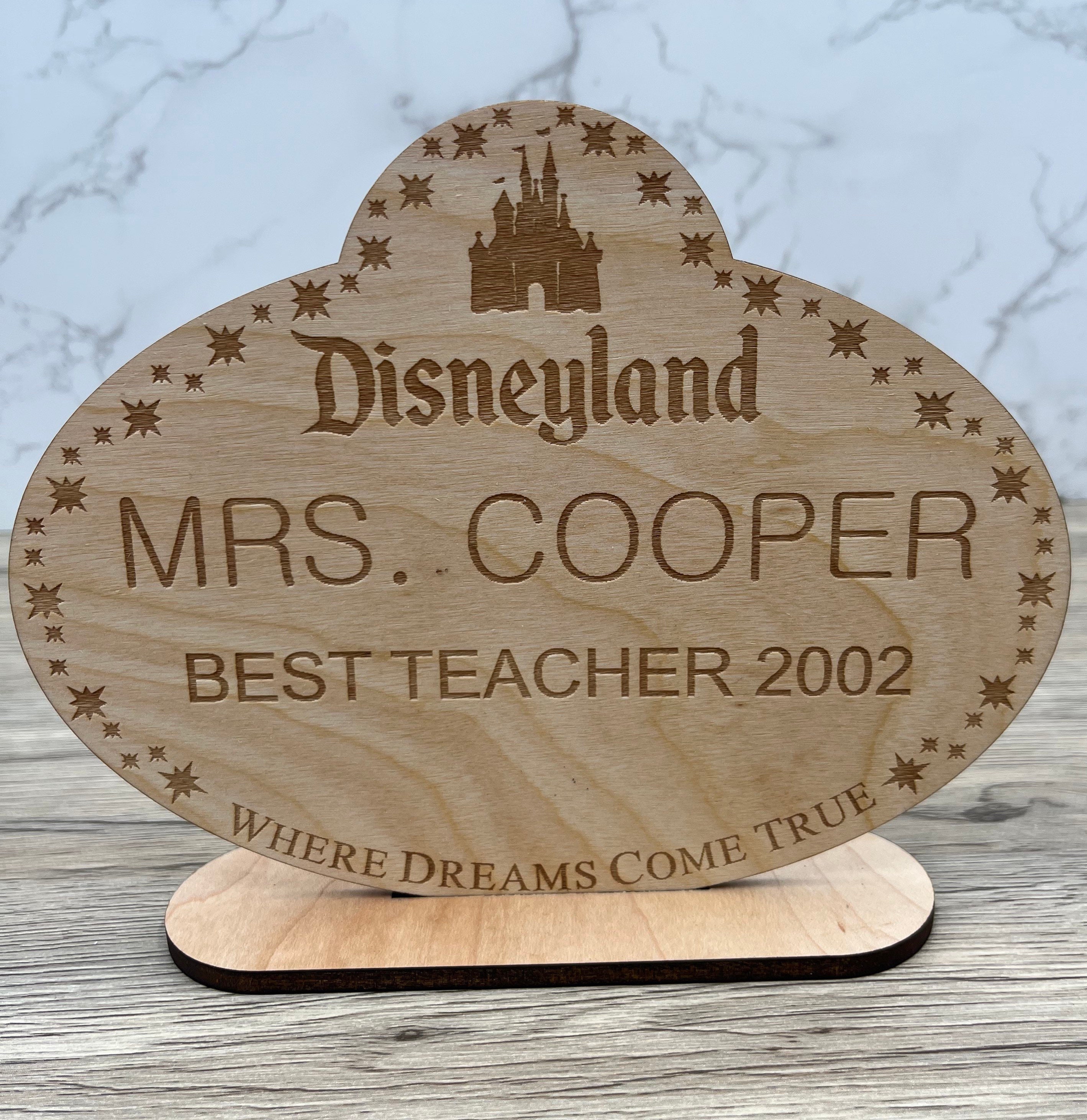 Teachers Gift Desk Sign Tag Personalized Name Plate Custom Etsy