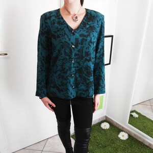 Op maat gemaakte zijden hemd vintage