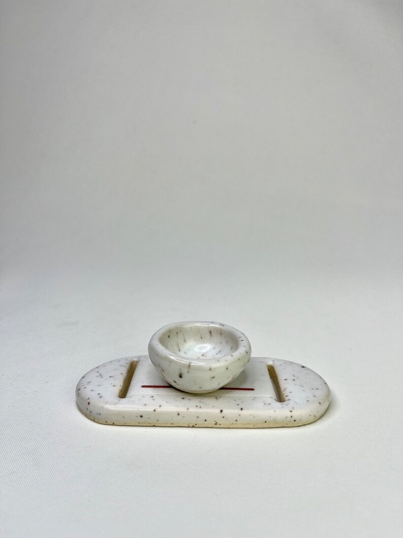 Medium White Sunshine Jewelry Tray & Pot image 3