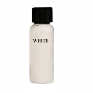 Furniture White Dyes 1oz Sample or Tester size ~  Leather Refinish Color Restorer TM We are the Original!  We have ALL The Colors