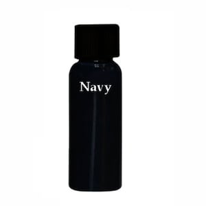 Furniture ~ Navy Dyes 1oz Sample or Tester size ~  Leather Refinish Color Restorer TM We are the Original!  We have ALL The Colors!