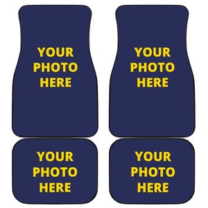 Personalized Car Floor Mats Set Using Your Own Photo Or Design