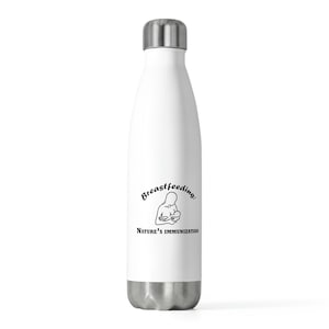 Lactancia materna: Nature&#39;s Immunization 20oz botella aislada