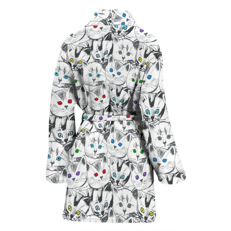 Cats Galore Women's Bathrobe Great Gift for Cat Lovers Etsy