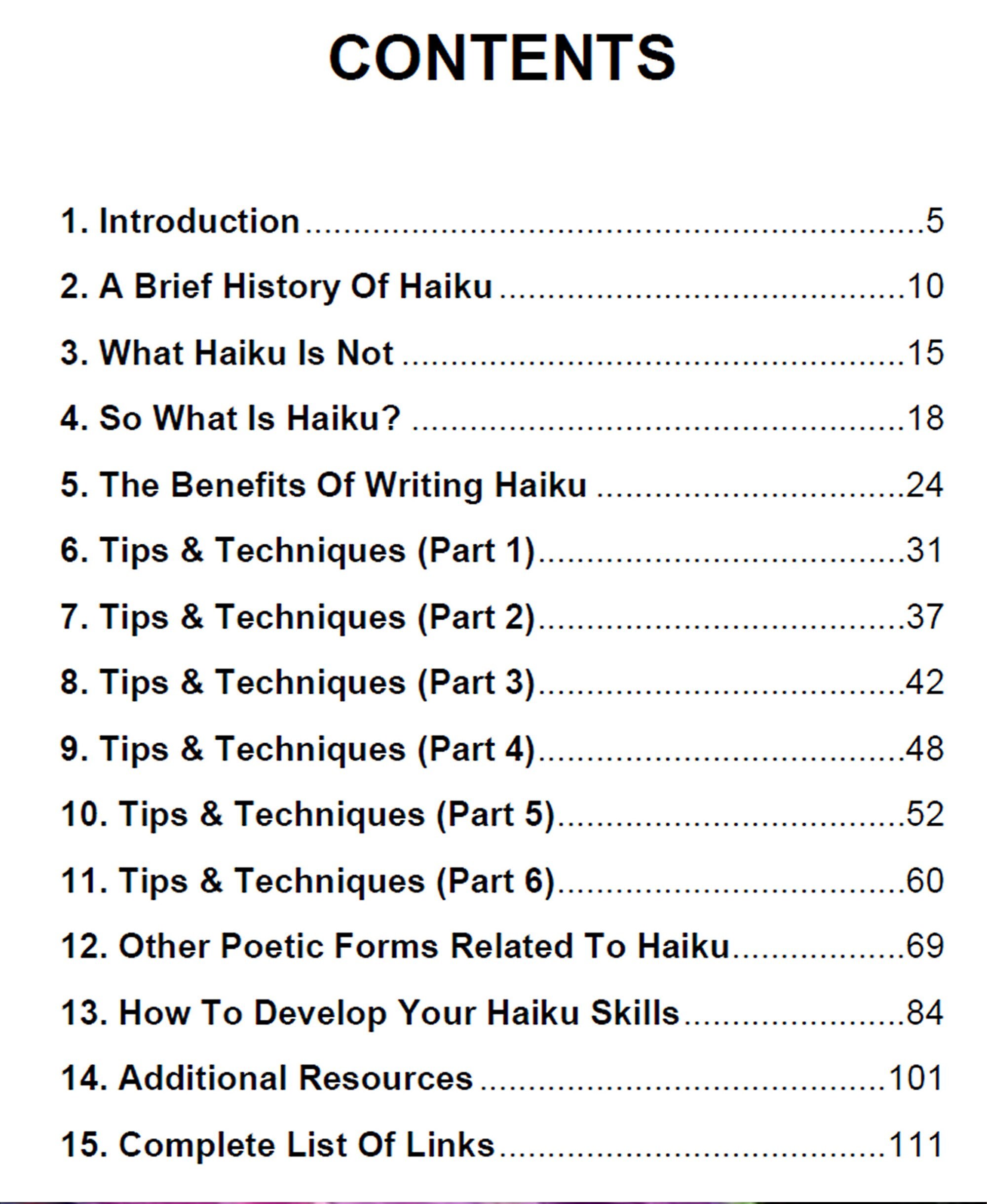 Haiku for Beginners (digital Download) - A 15-module Course That ...