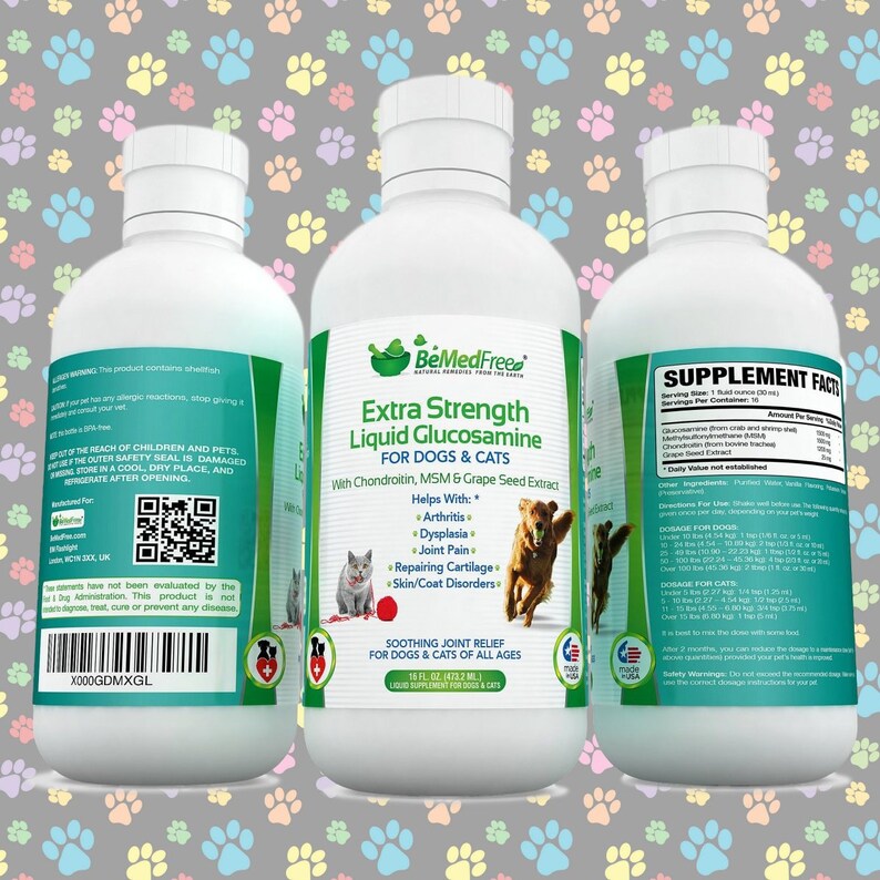 Liquid Glucosamine For Dogs & Cats Hip and Etsy