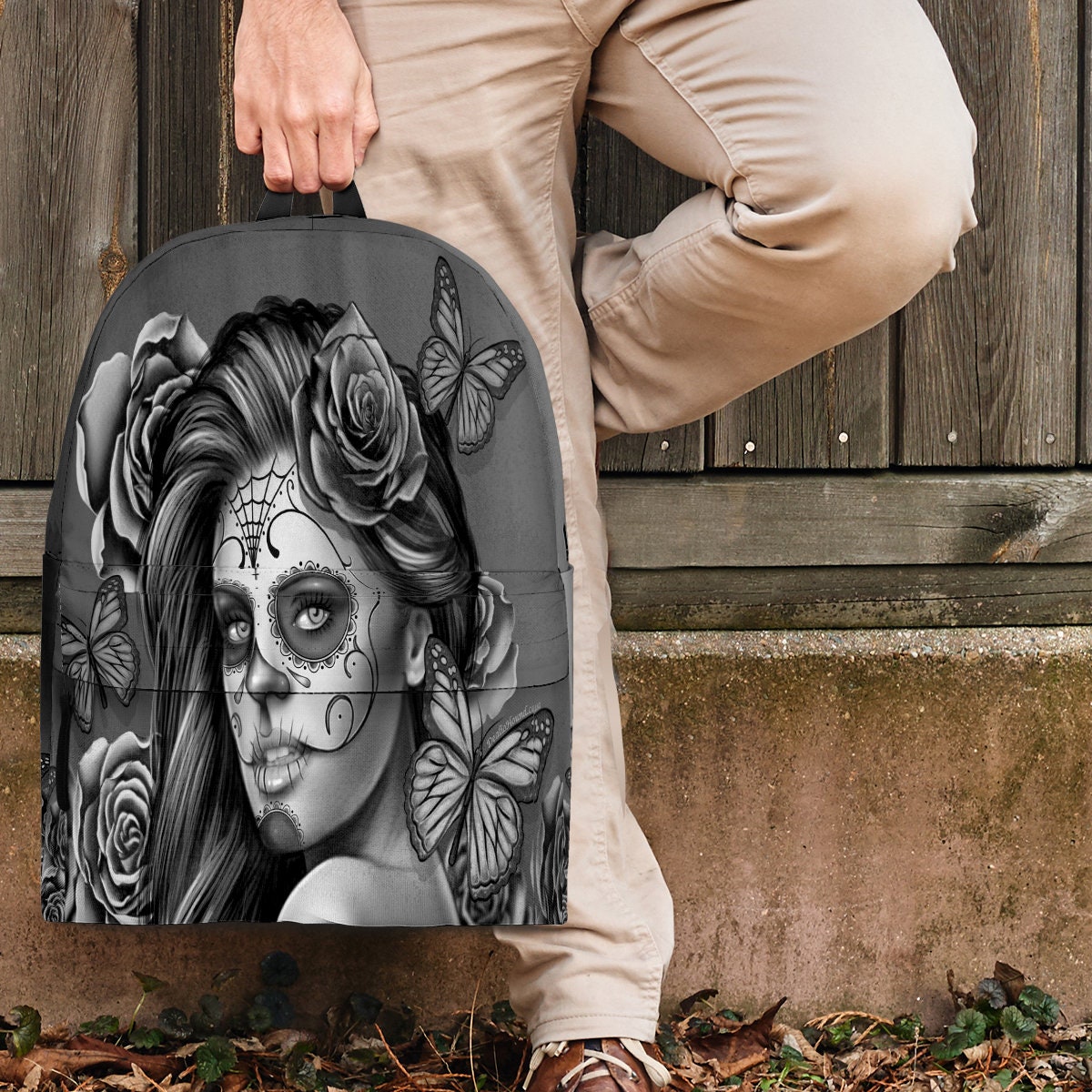 Calavera Backpack For Kids Teens And Adults Day Of The | Etsy